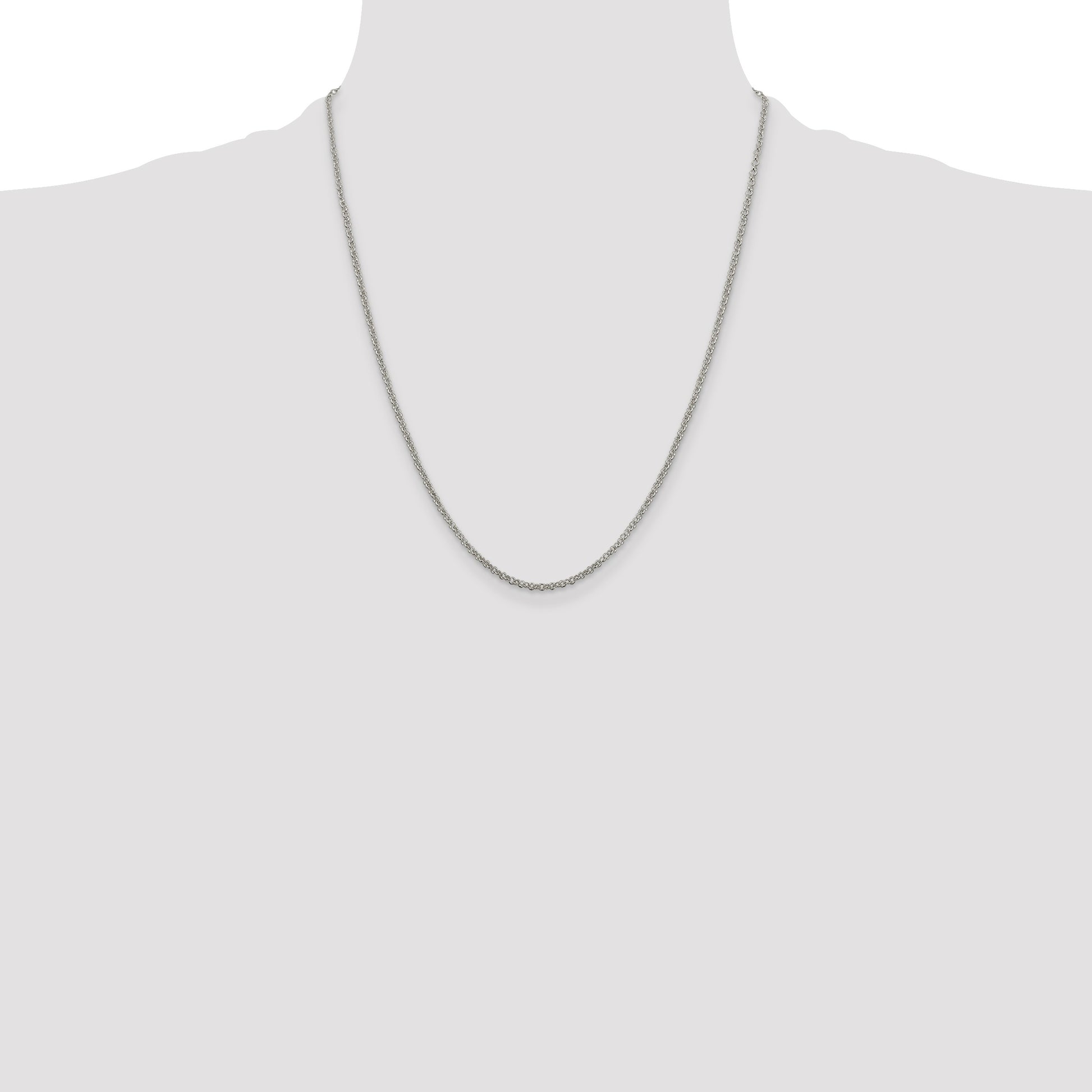 Sterling Silver 2mm Rolo Chain