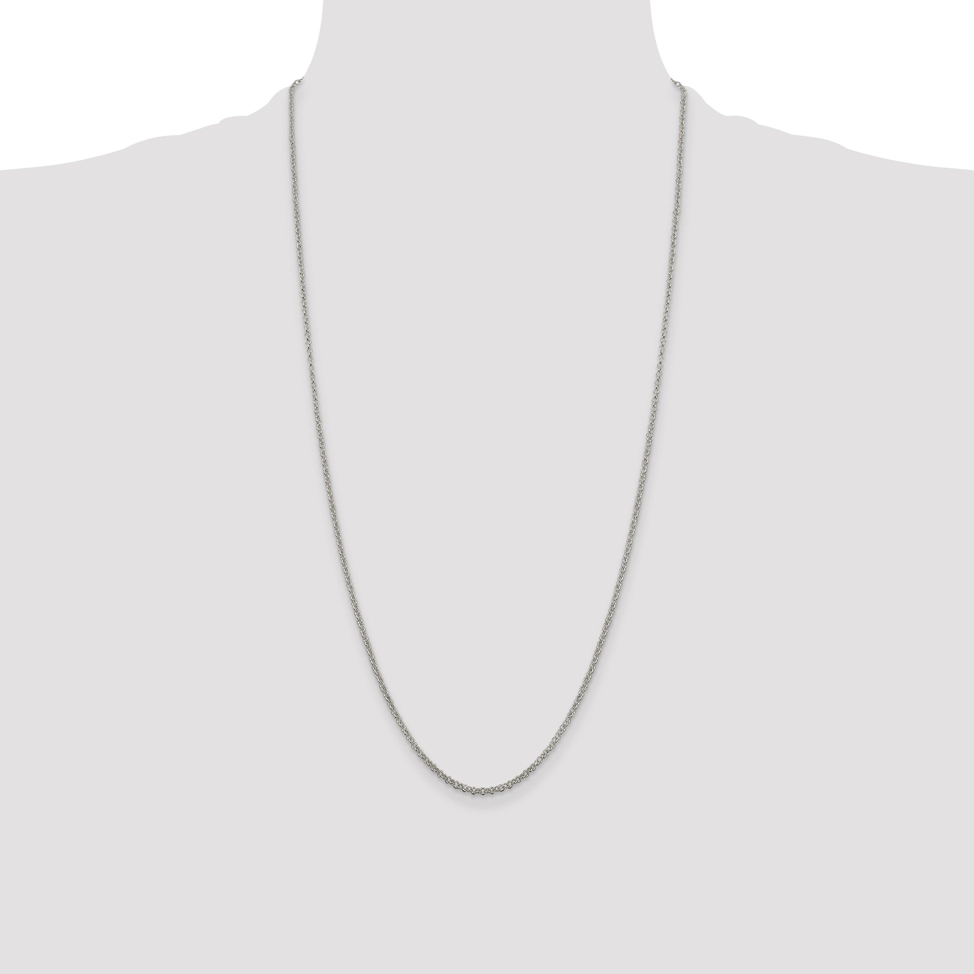 Sterling Silver 2mm Rolo Chain