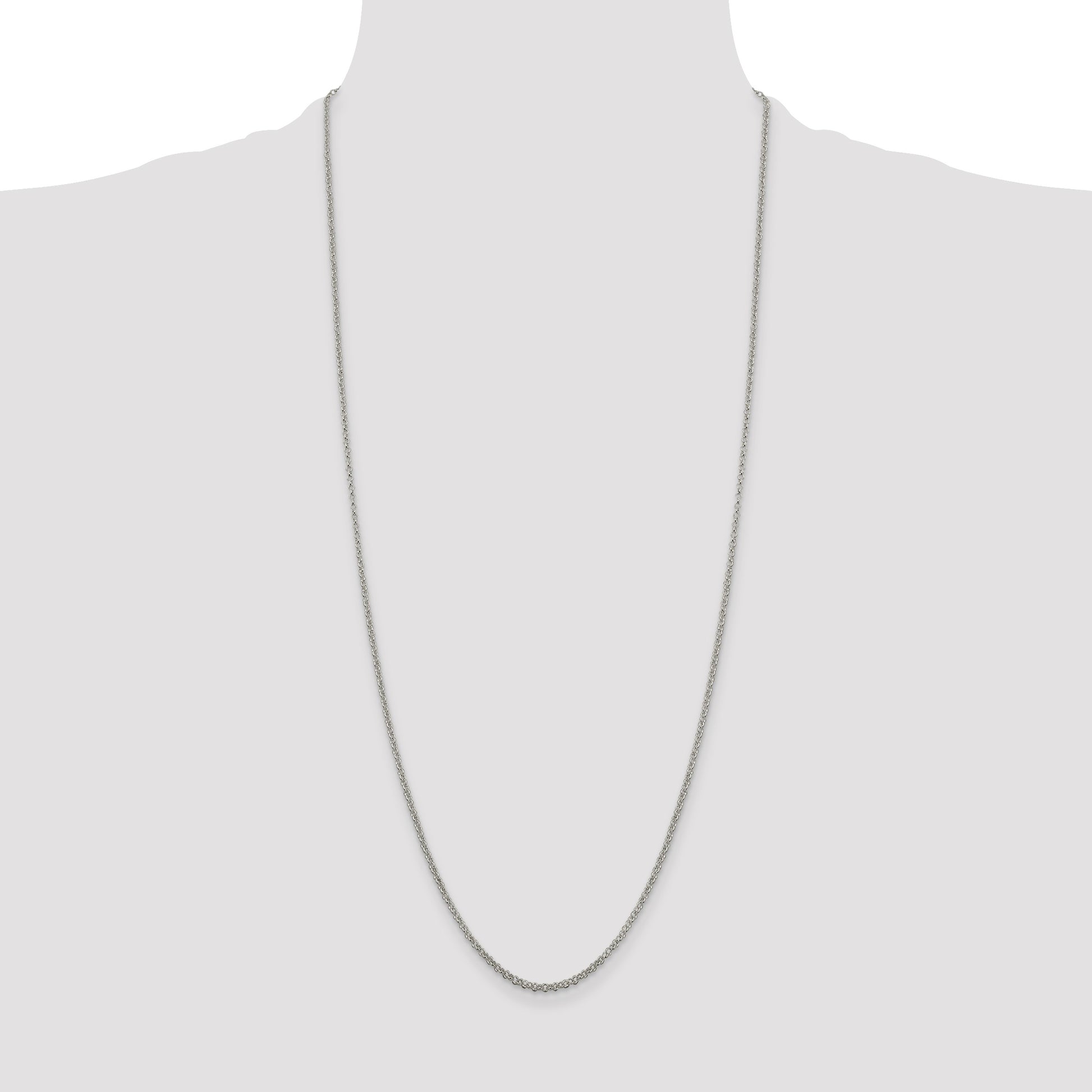 Sterling Silver 2mm Rolo Chain