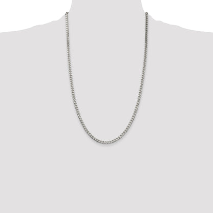 Sterling Silver Polished 3.5mm Curb Chain