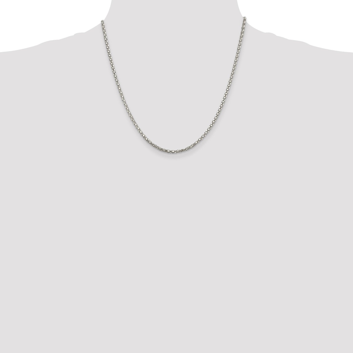 Sterling Silver 2.5mm Popcorn Chain
