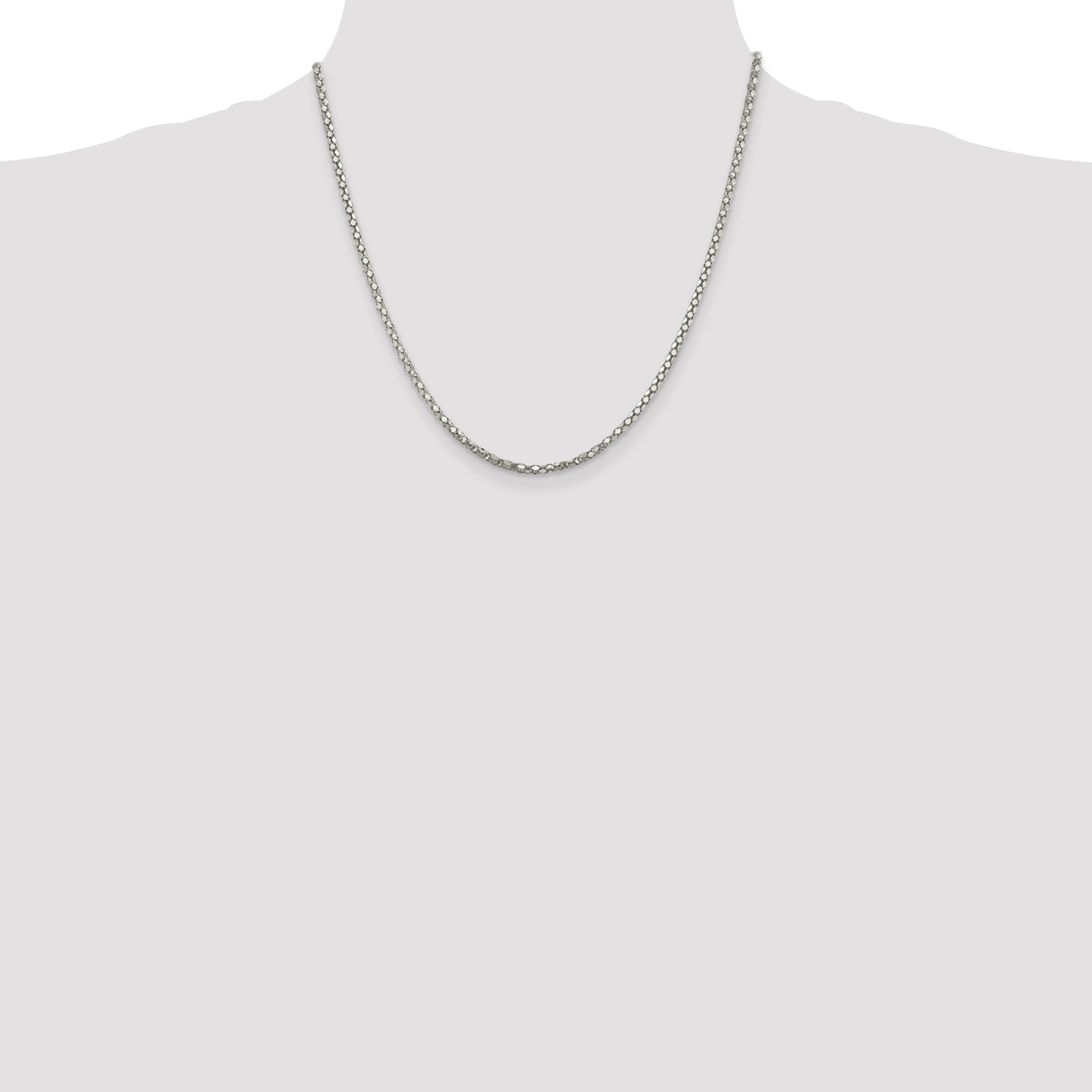 Sterling Silver 2.5mm Popcorn Chain