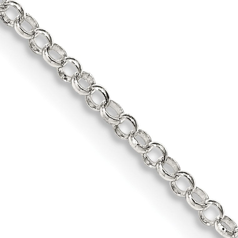 Sterling Silver 2mm Rolo Chain