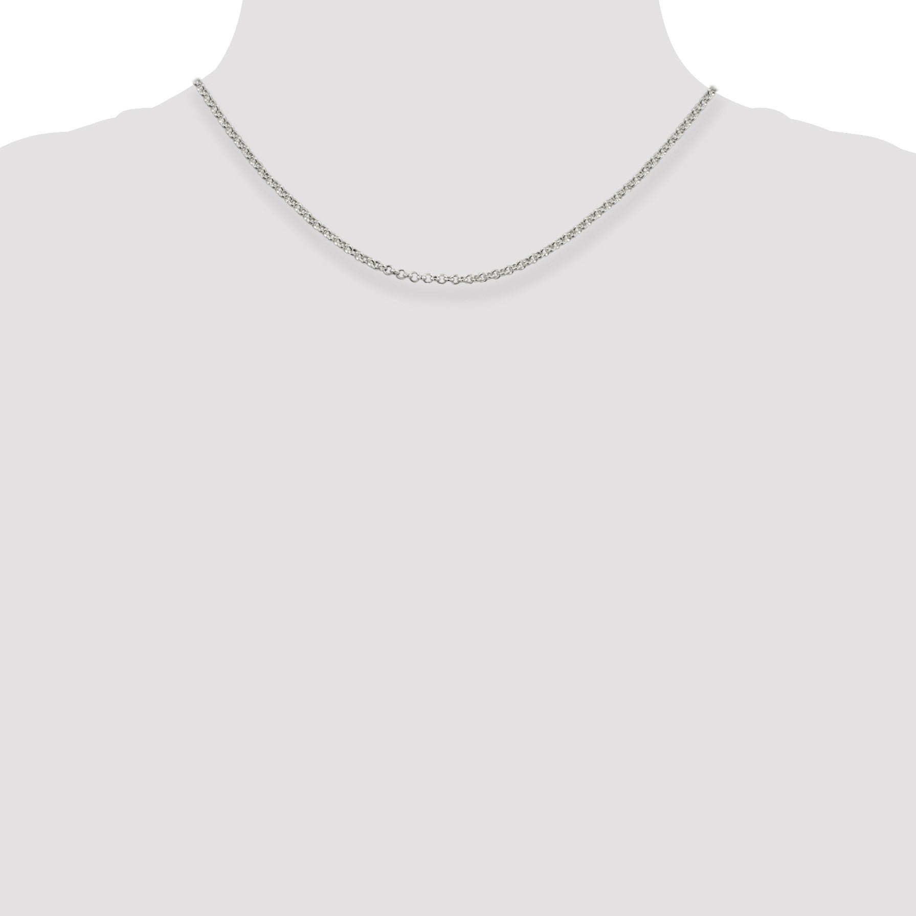 Sterling Silver 2.8mm Rolo Chain
