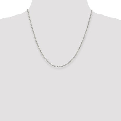 Sterling Silver 2.8mm Rolo Chain