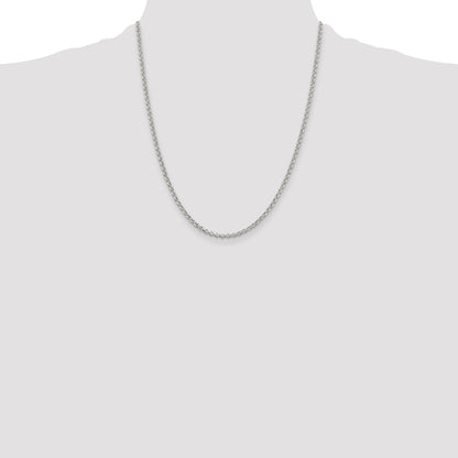 Sterling Silver 2.8mm Rolo Chain