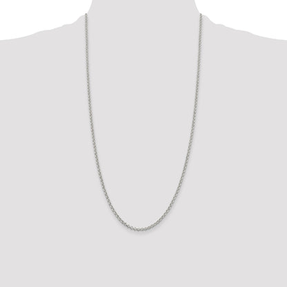 Sterling Silver 2.8mm Rolo Chain