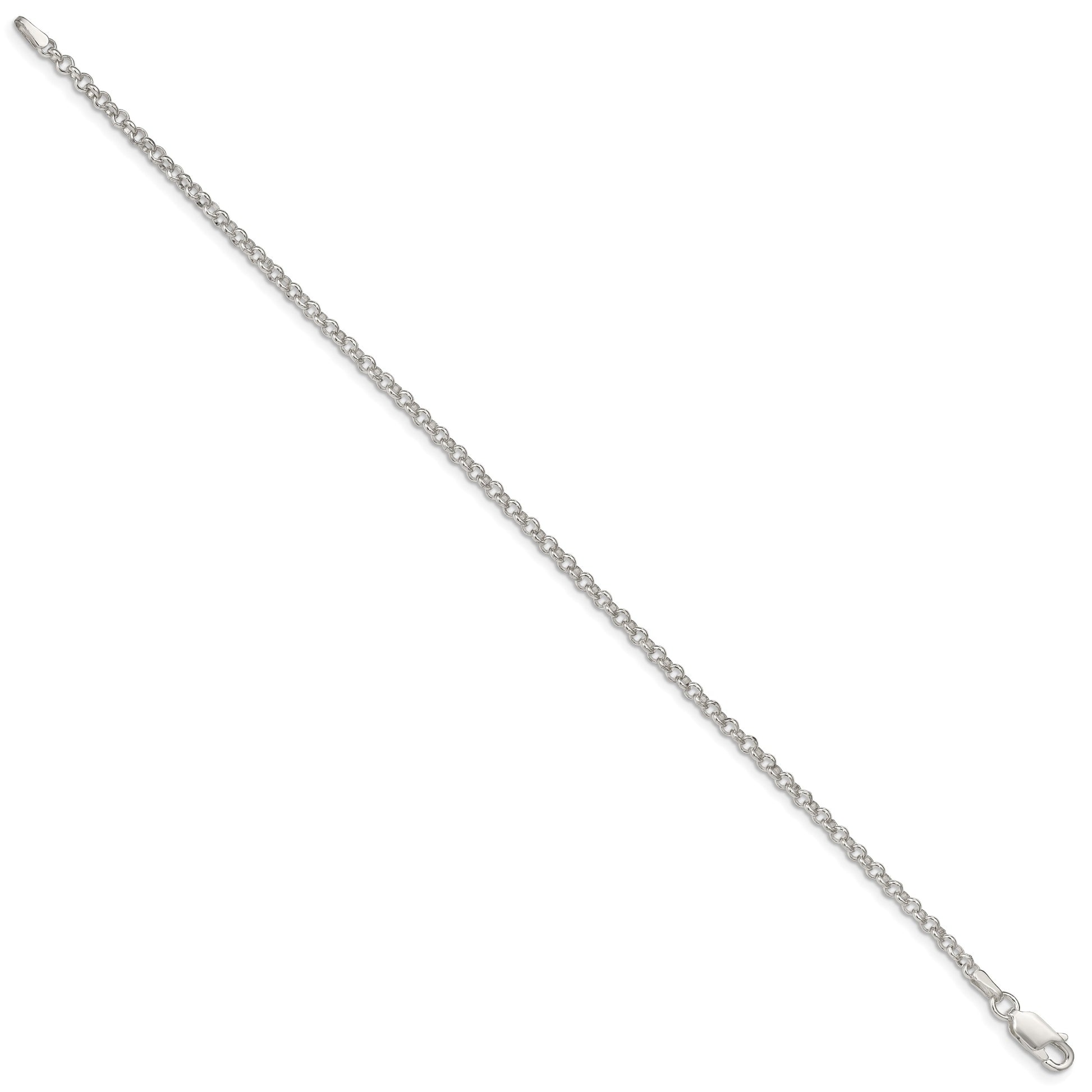 Sterling Silver 2.8mm Rolo Chain