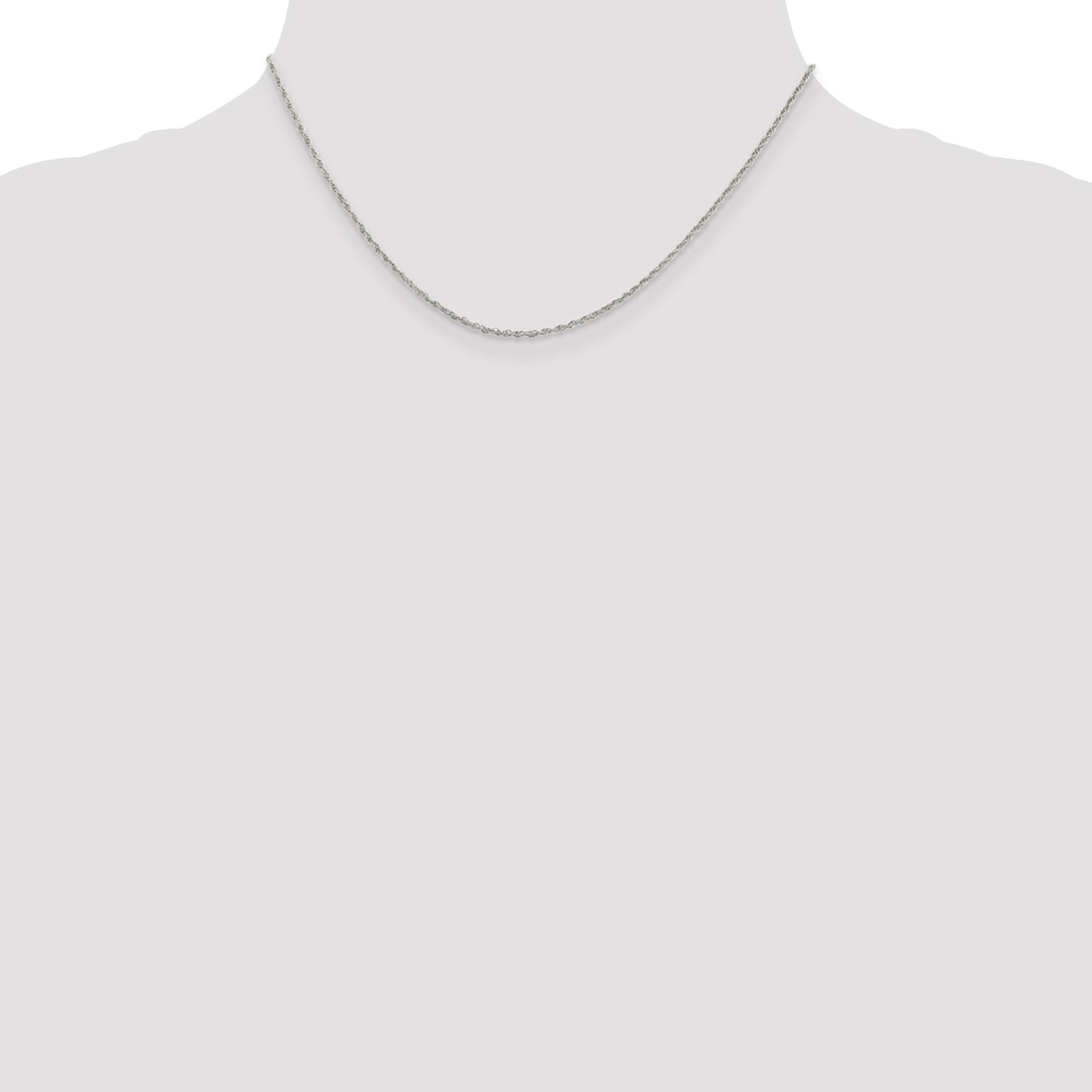 Sterling Silver 1.6mm Loose Rope Chain