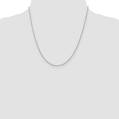 Sterling Silver 1.6mm Loose Rope Chain