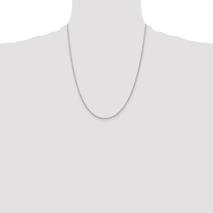 Sterling Silver 1.6mm Loose Rope Chain