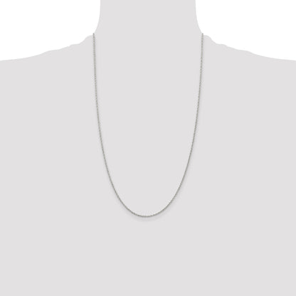 Sterling Silver 1.6mm Loose Rope Chain