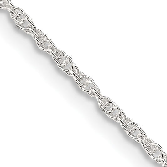 Sterling Silver 1.6mm Loose Rope Chain