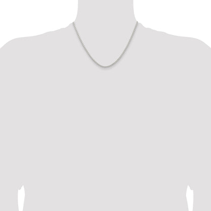 Sterling Silver 2.6mm Round Box Chain