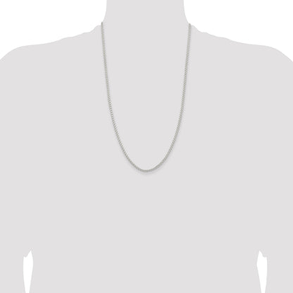 Sterling Silver 2.6mm Round Box Chain