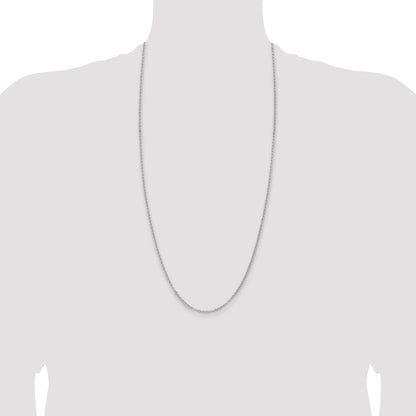 Sterling Silver Rhodium-plated 2.8mm Rolo Chain