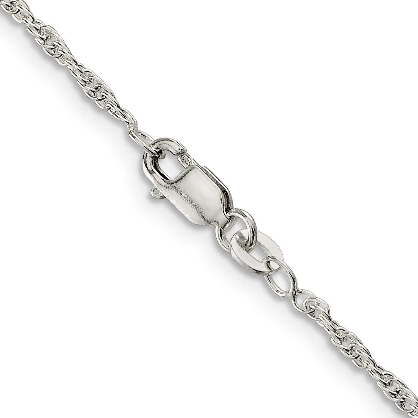 Sterling Silver 1.95mm Loose Rope Chain