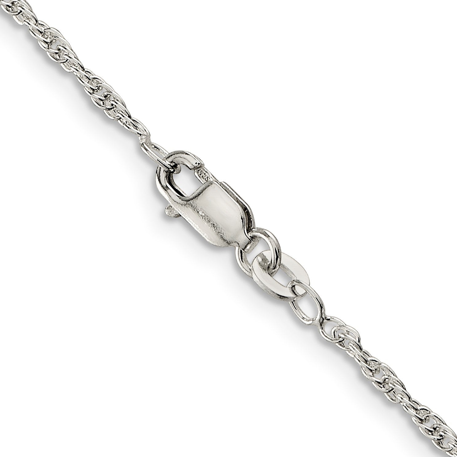 Sterling Silver 1.95mm Loose Rope Chain