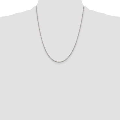 Sterling Silver 1.95mm Loose Rope Chain
