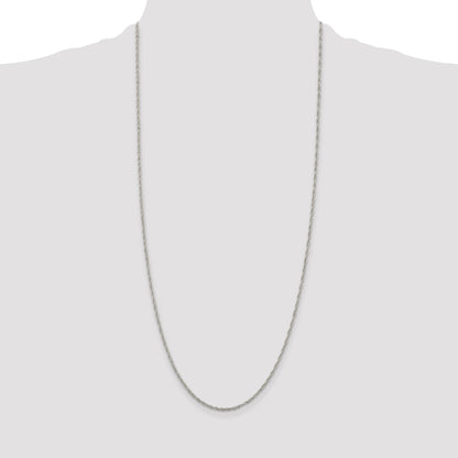 Sterling Silver 1.95mm Loose Rope Chain