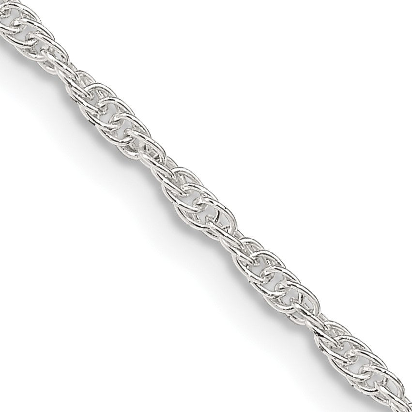 Sterling Silver 1.95mm Loose Rope Chain