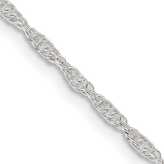 Sterling Silver 1.95mm Loose Rope Chain