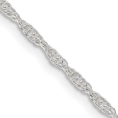Sterling Silver 1.95mm Loose Rope Chain