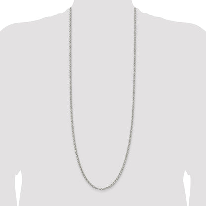 Sterling Silver 4mm Rolo Chain