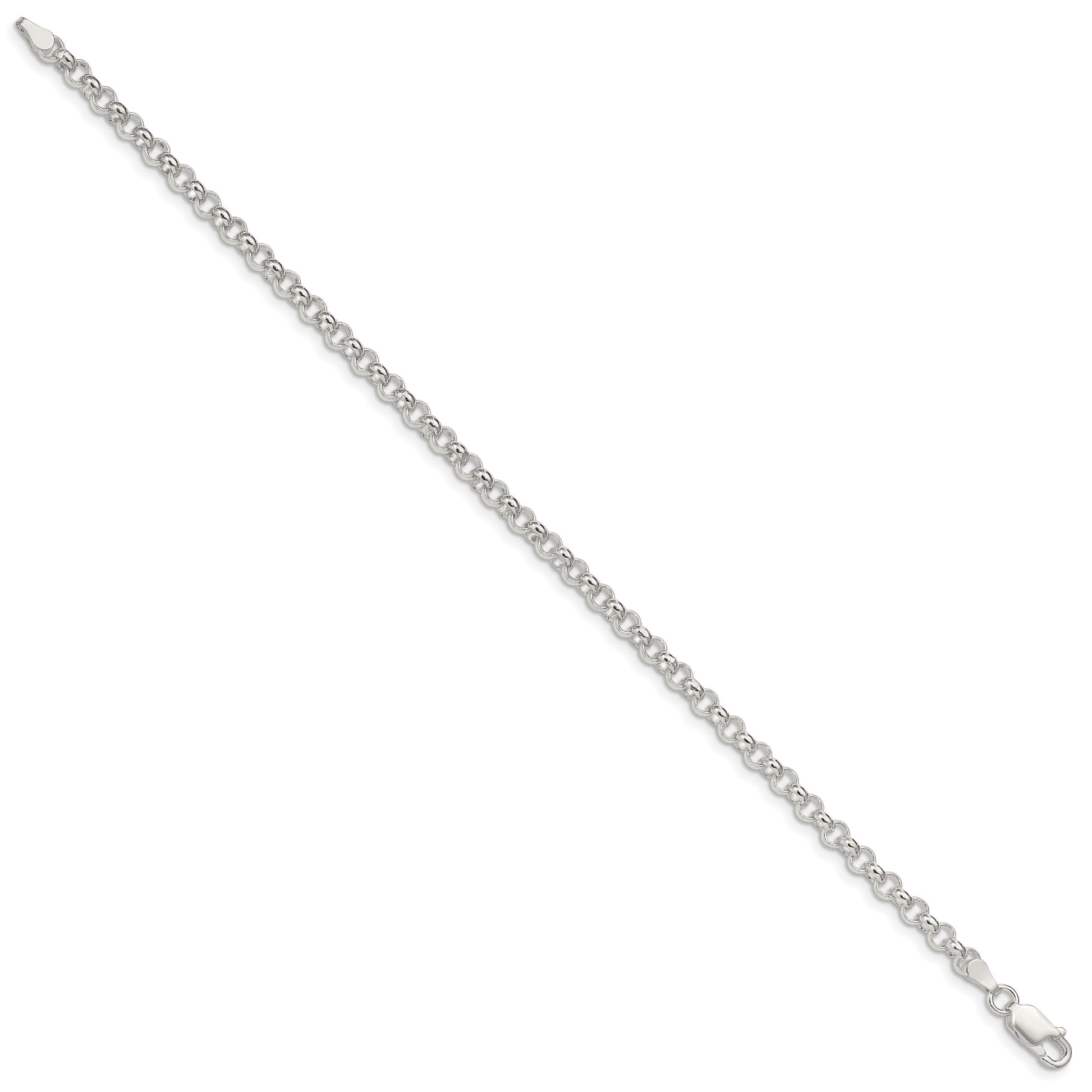 Sterling Silver 4mm Rolo Chain