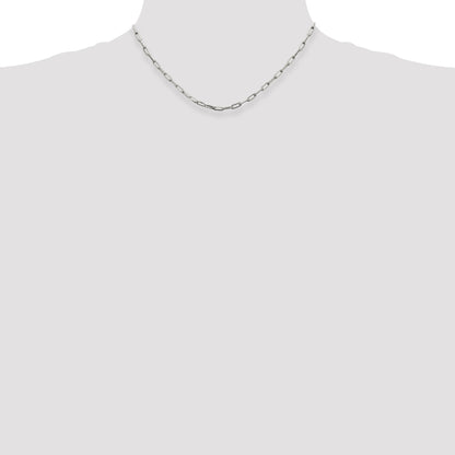 Sterling Silver 3.25mm Elongated Open Link Chain