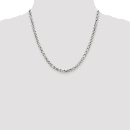 Sterling Silver 5mm Rolo Chain