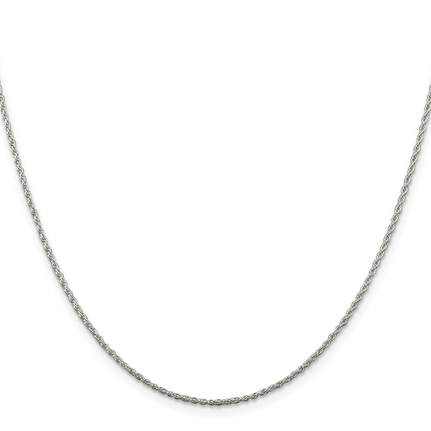 Sterling Silver 1.3mm Loose Rope Chain