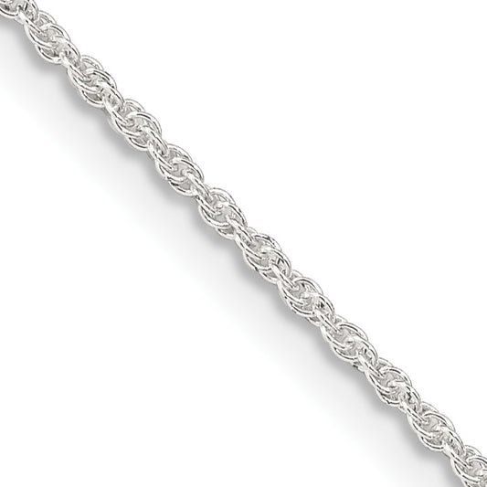 Sterling Silver 1.3mm Loose Rope Chain