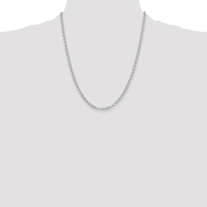 Sterling Silver 3.5mm Rolo Chain