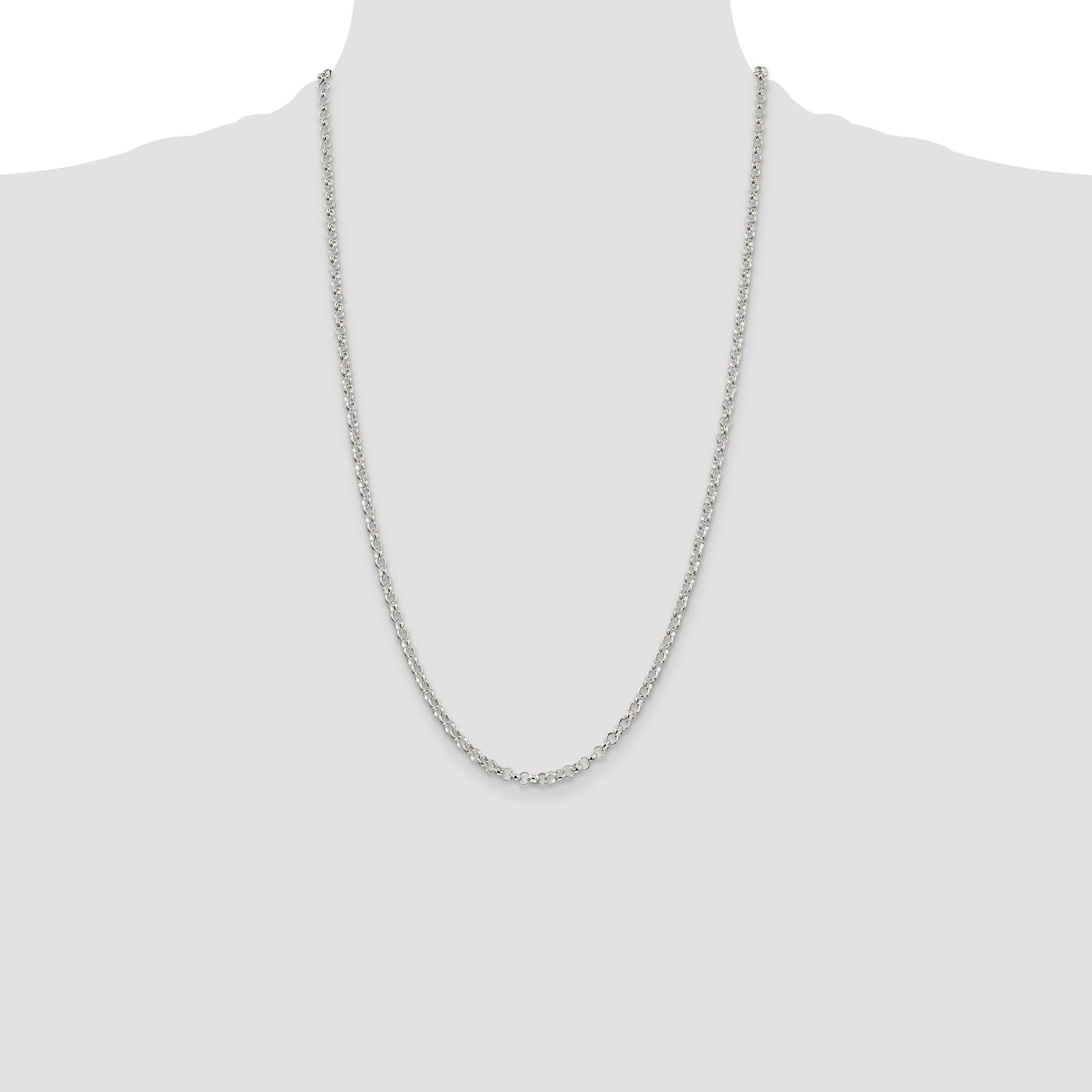 Sterling Silver 3.5mm Rolo Chain