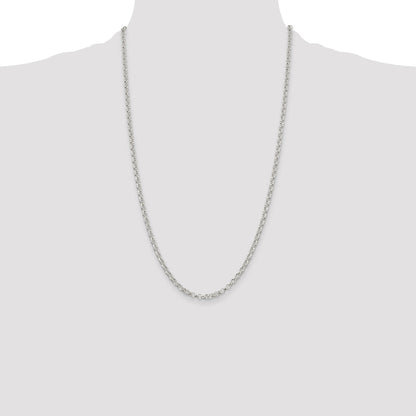 Sterling Silver 3.5mm Rolo Chain