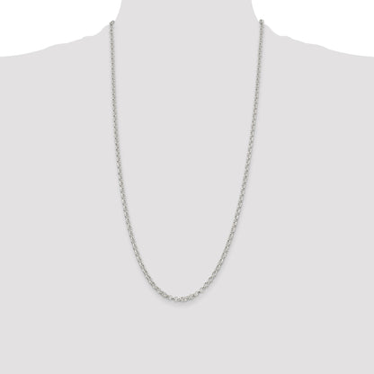 Sterling Silver 3.5mm Rolo Chain