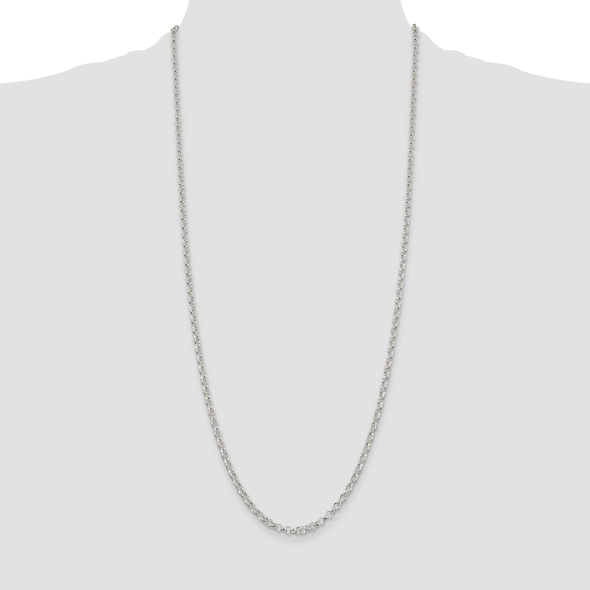 Sterling Silver 3.5mm Rolo Chain