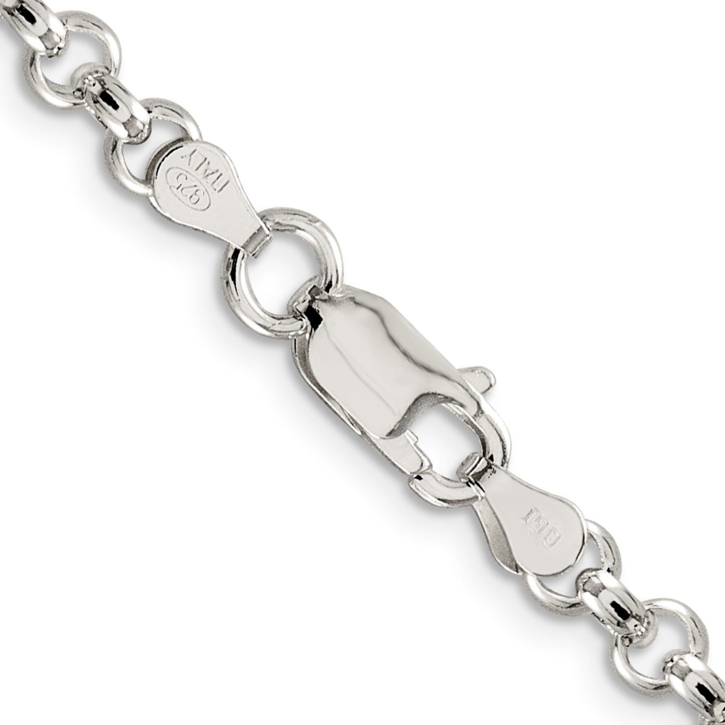Sterling Silver 4.6mm Rolo Chain