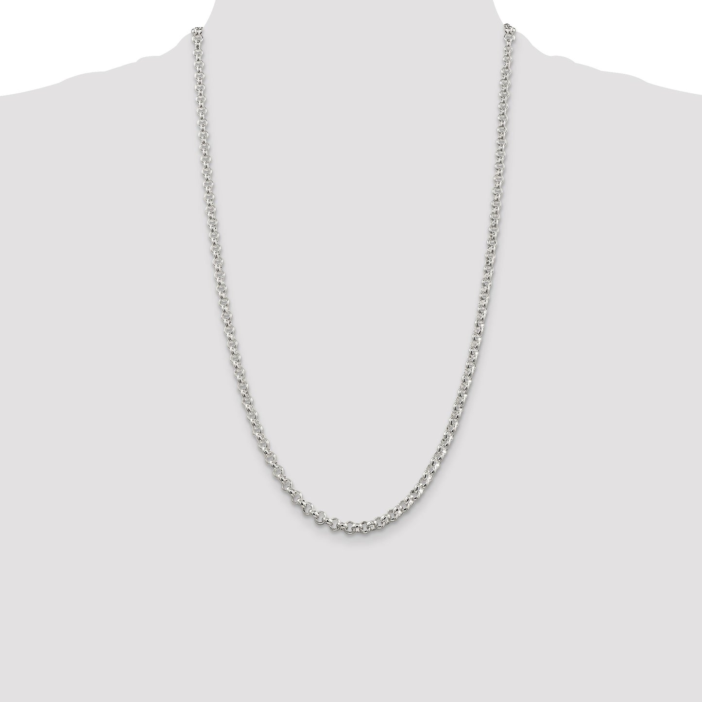 Sterling Silver 4.6mm Rolo Chain