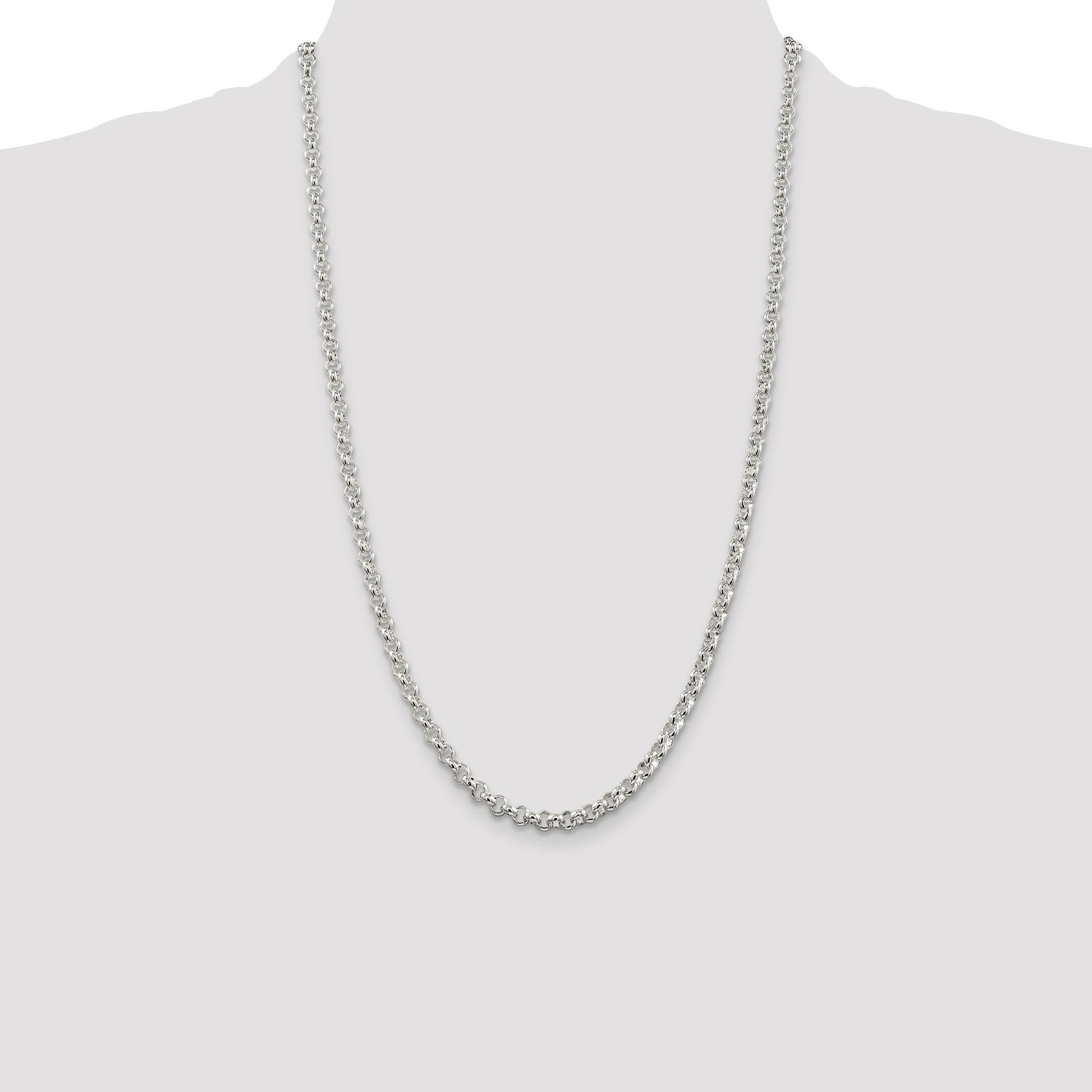 Sterling Silver 4.6mm Rolo Chain