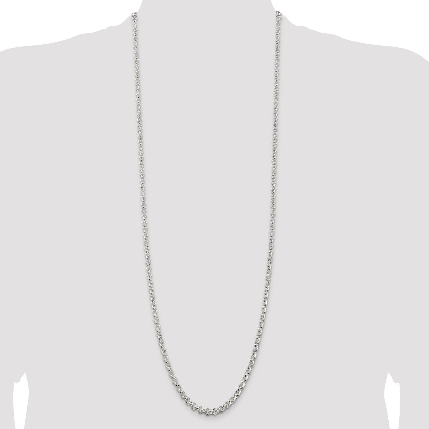 Sterling Silver 4.6mm Rolo Chain