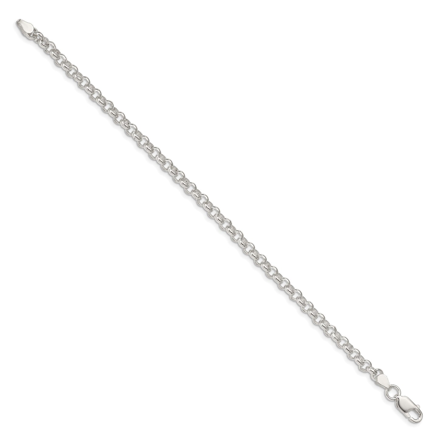Sterling Silver 4.75mm Rolo Bracelet