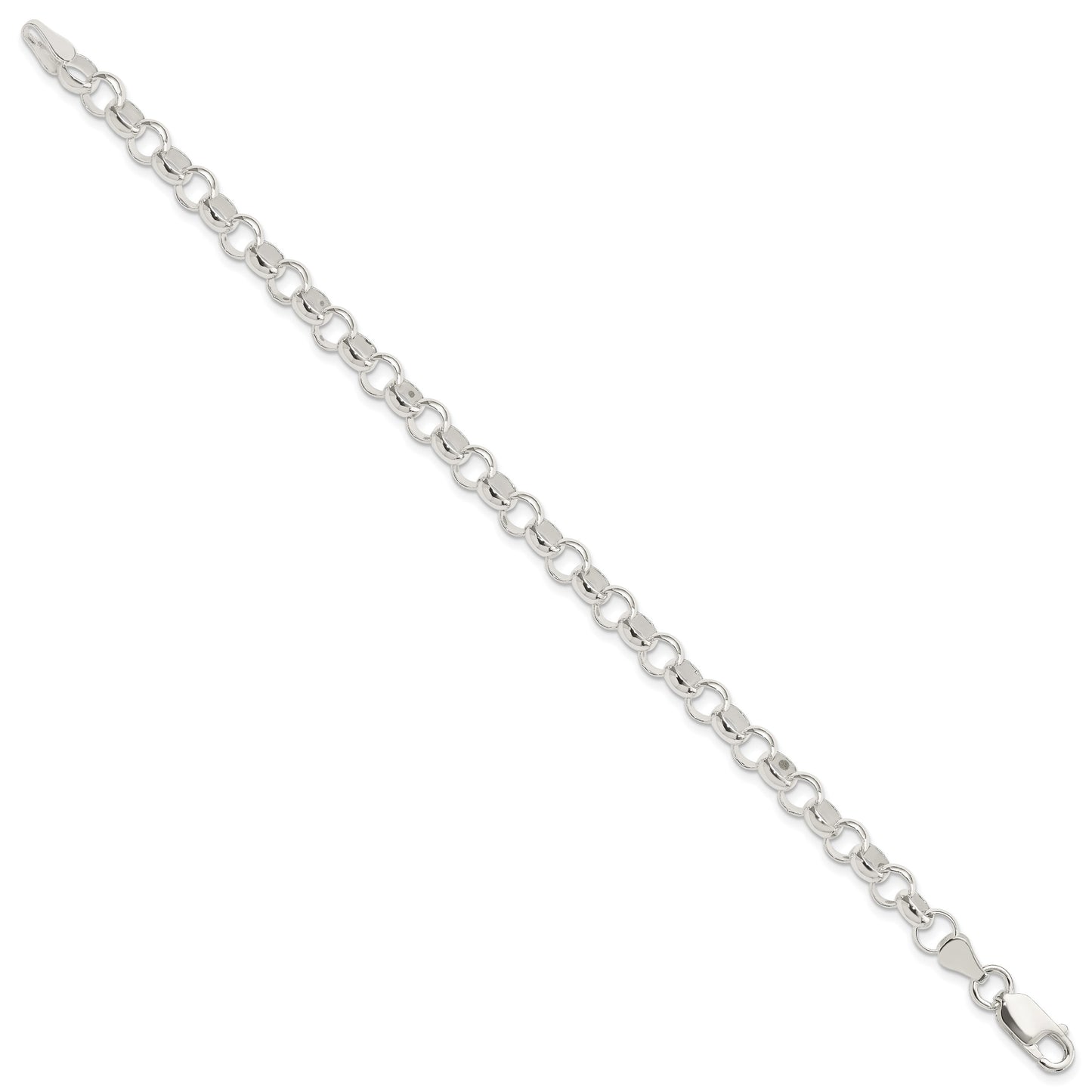 Sterling Silver 6.0mm Belcher Light Bracelet