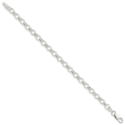 Sterling Silver 6.0mm Belcher Light Bracelet