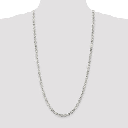 Sterling Silver 6.1mm Cable Chain