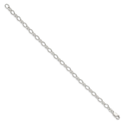 Sterling Silver 5mm Fancy Rolo Chain
