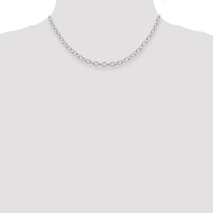 Sterling Silver 5.3mm Oval Cable Chain