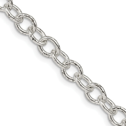 Sterling Silver 5.75mm Oval Cable Chain