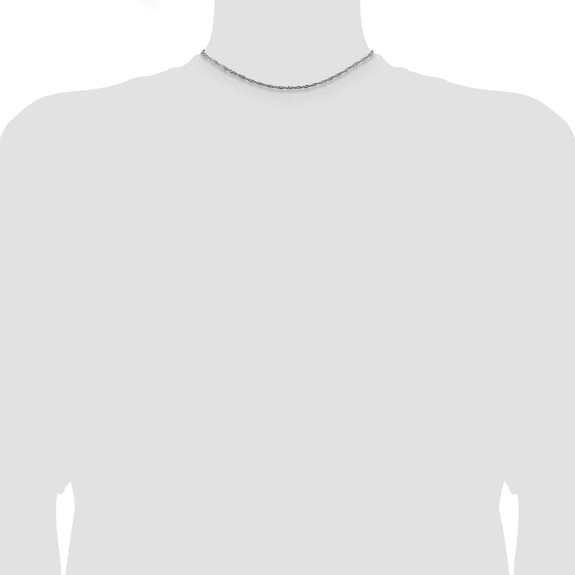 Sterling Silver 1.75mm Singapore Chain